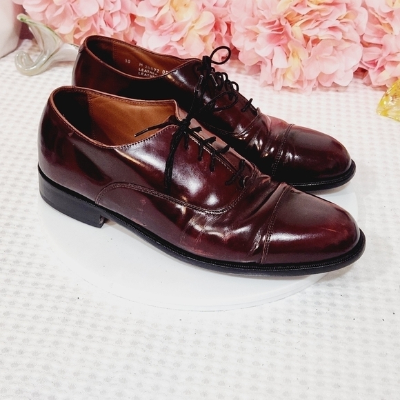 BOSTONIAN Classic Brownish Red Leather Oxfords Size 10M main image 3